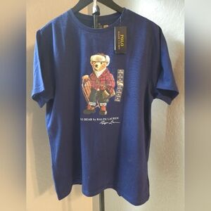 Polo Bear By Ralph Lauren Tee Youth XL (Fits Women’s S/M) Classic Royal NWT